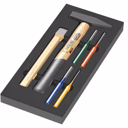Wera 05150182001, Kit de marteaux, Noir, Bois, 172 mm, 392 mm, 30 mm, 500 g