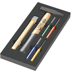 Wera 05150182001 marteau Kit de marteaux Noir, Bois