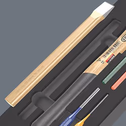 Wera 05150182001 marteau Kit de marteaux Noir, Bois