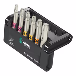 Wera 05056470001, 6 pièce(s), Torx Plus, TX20, TX25, TX30, TX40, 78 g, République tchèque
