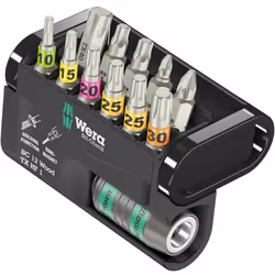 Informations techniques Propulseur : 1/4" Quantités (LOV – uniqmt pour titre) : 12 pièces Sortie : TORX, cruciforme Phillips, ...