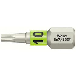 Wera 867/1 05066140001 Embout Torx TX 10 1 pc(s) D002252