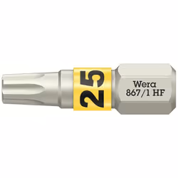 description Embouts de haute qualité pour vis TORX ® intérieures. Grâce à la force de serrage résultant de la pression superf ...
