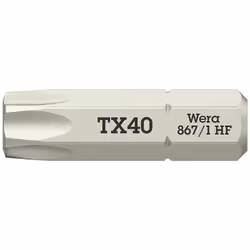 description Embouts de haute qualité pour vis TORX ® intérieures. Grâce à la force de serrage résultant de la pression superf ...