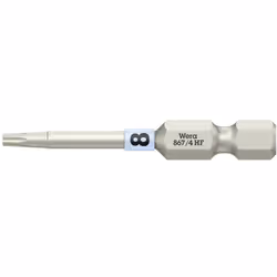 Informations techniques Longueur : 50 mm Propulseur : 1/4" Sortie : TORX Taille (tournevis) : TX 8 867/4 embouts TORX ® HF av ...