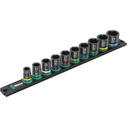 Wera 9607 Ensemble de douilles à choc Multicolore