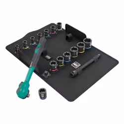 Wera 05005530001, 15 pièce(s), Noir, Vert, Vert, 1,81 kg