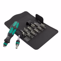 Wera 05057114001, 30 pièce(s), Pince, Carré, Torx Plus, 1/4", TX10, TX15, TX20, TX25, TX30, TX40, TX8, TX9, 2,2.5,3,4,5,6 mm, ...