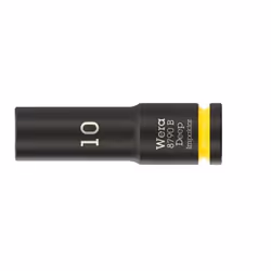 Wera 05005551001, Douille à choc, Noir, Jaune, 1 tête(s), 3/8", Métrique, 10 mm