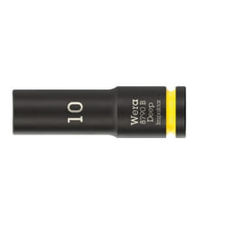 Wera 05005551001 Douille à choc Noir, Jaune