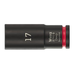 Wera 05005558001 Douille à choc Noir, Rouge