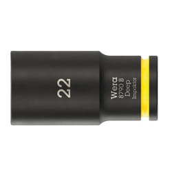 Wera 05005562001 Douille à choc Noir, Jaune