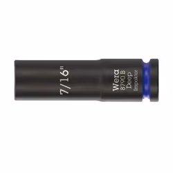 Wera 05005567001, Douille à choc, Noir, Bleu, 1 tête(s), 3/8", Impérial, 7/16"