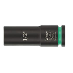 Wera 05005568001 Douille à choc Noir, Vert