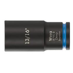 Wera 05005573001 Douille à choc Noir, Bleu