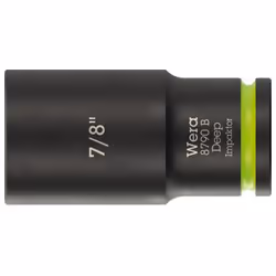 Wera 05005574001, Prise, Impérial, 1 tête(s), 7/8", 63 mm