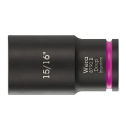 Wera 05005575001 Douille à choc Noir, Rouge