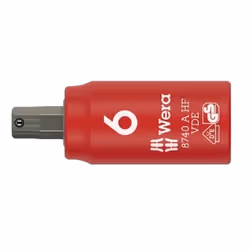 Wera 05005903001, 1 pièce(s), Hexagonal, 1/4", 6 mm, 45 mm, 28 g