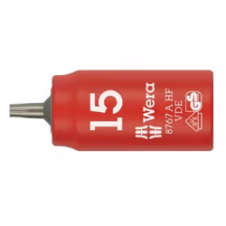 Wera 05005921001, 1 pièce(s), Torx Plus, 1/4", TX15, 160 mm, 28 g