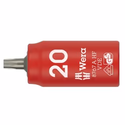 Wera 05005922001, 1 pièce(s), Torx Plus, 1/4", TX20, 35 mm, 28 g