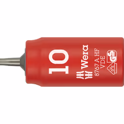 Wera 05005924001, Prise, 1/4", Métrique/empirique, 1/4", TX27, 1,8 cm