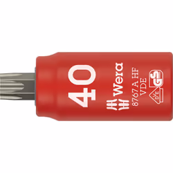 Wera 05005926001, Prise, 1/4", Métrique/empirique, 3 mm, 1/4", TX40