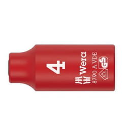 Wera 05005930001 Douille à choc Rouge, Blanc