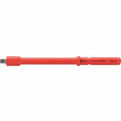 Lame/adaptateur isolée. La lame fait office d'adaptateur d'un hexagone mâle 9 mm vers un carré mâle 1/4''. Elle peut être uti ...