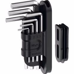 WERA 05049003001 TOOL-CHECK MODULAR CLÉS COUDÉES HEX-PLUS 1, 7 PIÈCES