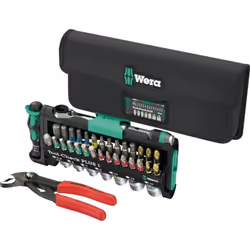 Désignation du produit : 40 pièces. Jeu d'outils super compact pour une utilisation à la main ou sur machine. Les éléments de ...