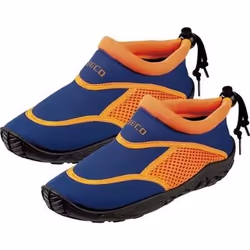 Beco 4013368063576, Chaussures bateau, Unisexe, Enfant, Bleu, Jaune, Plastique, Caoutchouc