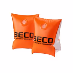 BECO-Beermann 09703, Brassards de nage, Garçon/Fille, Orange, Blanc