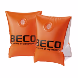 BECO-Beermann 09706, Brassards de nage, Garçon/Fille, Orange, Blanc
