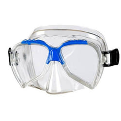 BECO-Beermann 99001-6 masque de plongée Polycarbonate Bleu, Transparent Enfant