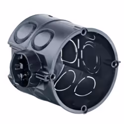 Kaiser 1555-04, Noir, IPX2, RoHS, VDE, 66 mm