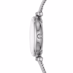 Fossil ES4432 Montre bracelet Femelle Quartz Argent, Blanc