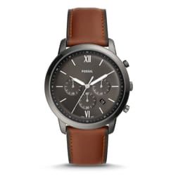 Fossil FS5512P montre Montre bracelet Mâle Quartz Noir, Gris
