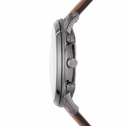 Fossil FS5512P montre Montre bracelet Mâle Quartz Noir, Gris