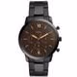 Montre - Fossil - FS5525 - Chronographe - Noir - Acier inoxydable - Étanchéité 5 ATM