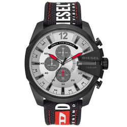 Montre - DIESEL - DZ4512 - Nylon Noir - Bracelet Tissu - Boîtier Rond 51mm