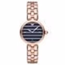 Montre Femme - EMPORIO ARMANI - Acier Rose - Quartz - Etanche 3 ATM