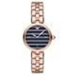 Montre Femme - EMPORIO ARMANI - Acier Rose - Quartz - Etanche 3 ATM