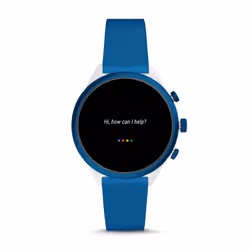 Fossil FTW6051P smartwatche et montre de sport Écran tactile Bleu, Blanc GPS (satellite)