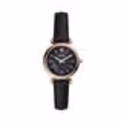 Montre Femme - Fossil - ES4700 Mini Carlie - Cuir Noir - Quartz - Étanchéité 30m