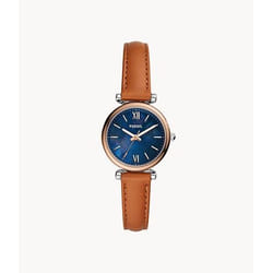 Fossil ES4701 montre Montre bracelet Femelle Quartz Marron, Argent Bleu