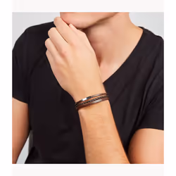 Fossil JF03323040 bracelet Cuir