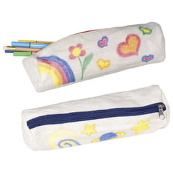 Goki 15041 Trousse à crayons Blanc