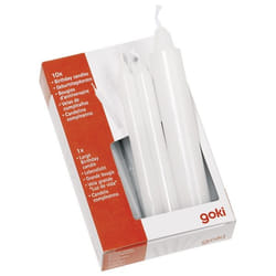 Goki 15052 bougie en cire Cylindre Blanc 11 pièce(s)