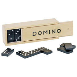Goki Jeu de dominos, boîte en bois