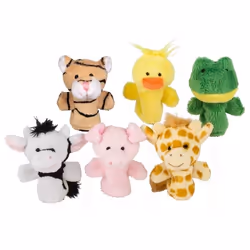 Goki Marionnettes à doigts, animaux du monde, Marionnette au doigt, Animal, 1 an(s), 6 pièce(s)